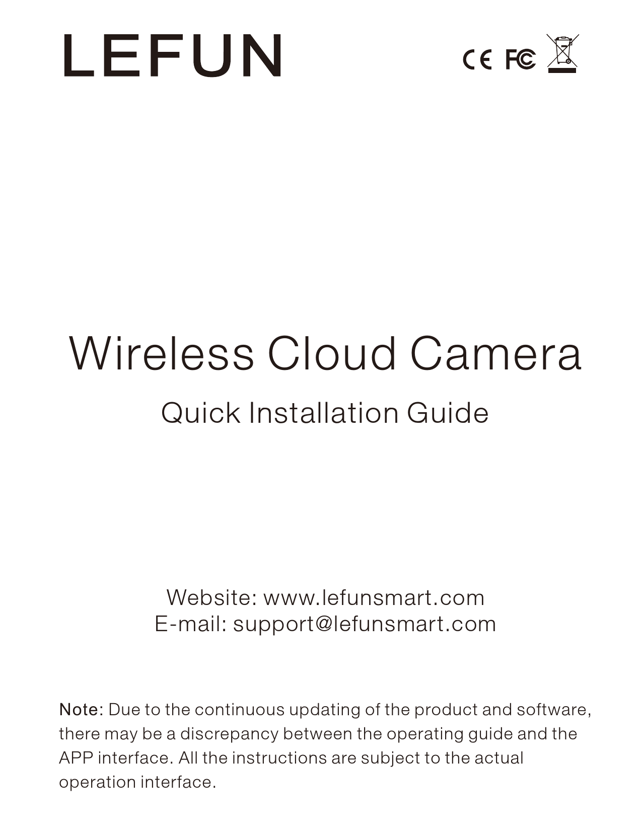 Lefun wireless ip store camera c2 setup