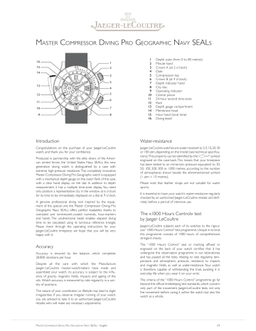 Jaeger leCoultre Master Compressor Diving Pro Geographic Navy