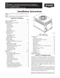 Bryant 577C - Owner's manual, User manual | manualzz.com