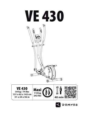 domyos crosstrainer ve 430