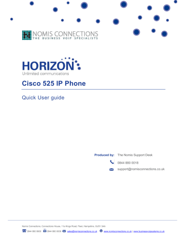 Cisco 525 Quick User Manual | Manualzz