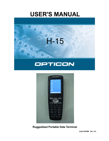 Opticon h15 подключение к 1с инструкция