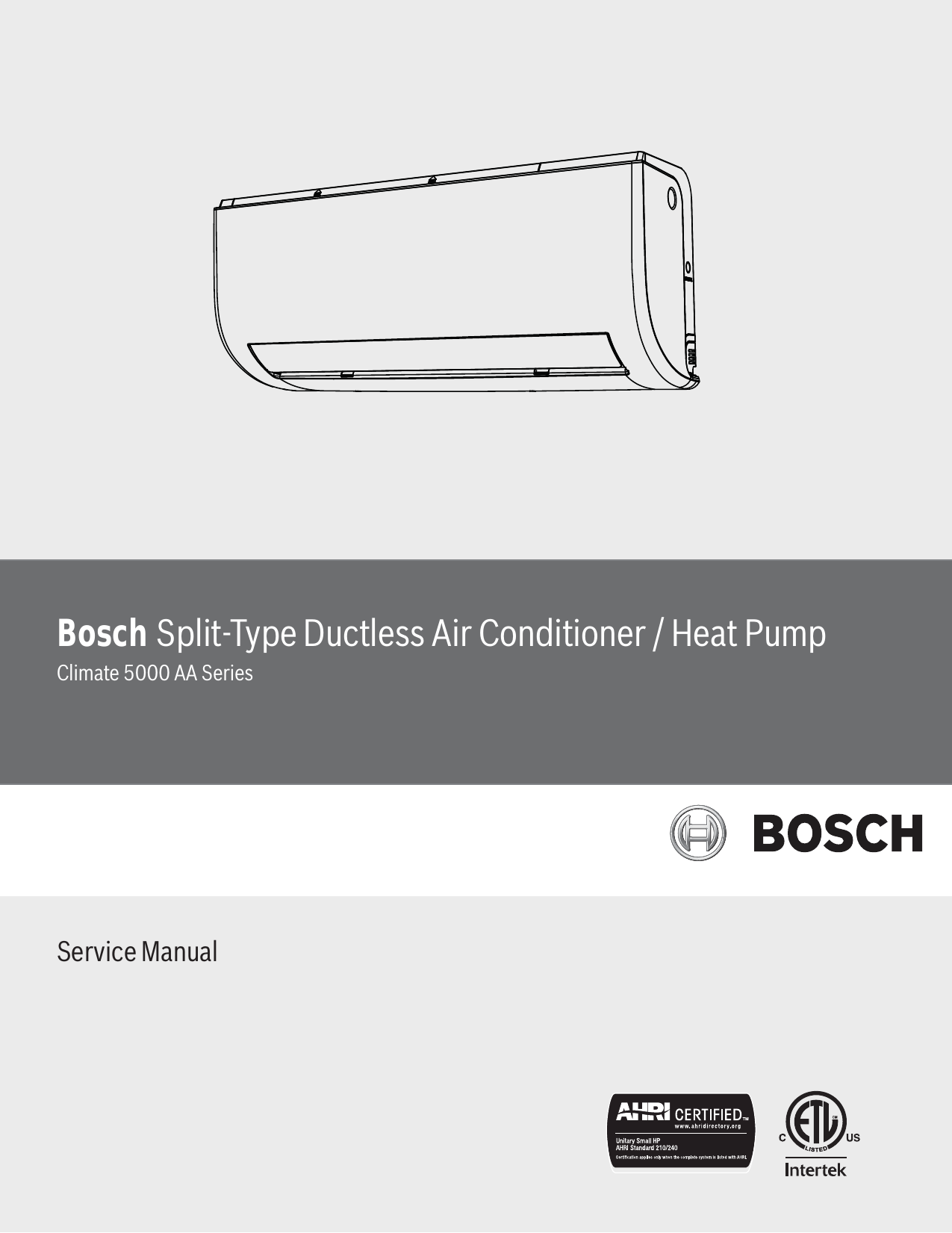 Bosch BMS500 AAS012 0CSXXA BMS500 AAU009 1AHXXA Service Manual