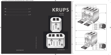 Krups KH734D51 4 Slice Toaster