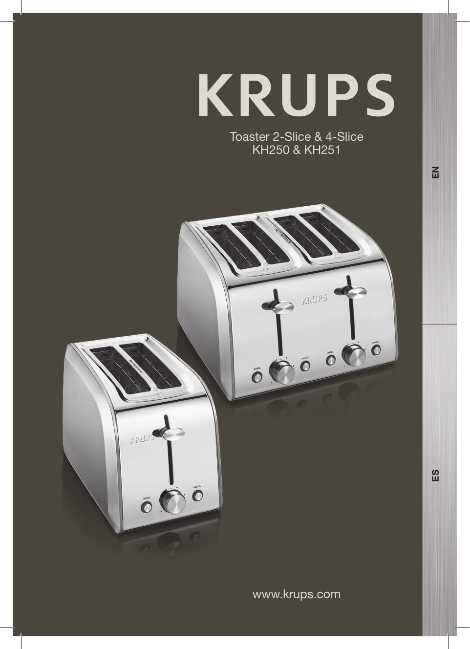 KRUPS 4 slice toaster KH251D51