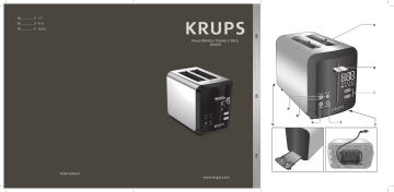 Krups KH320D50 My Memory Digital Stainless Steel 2 Slot Toaster