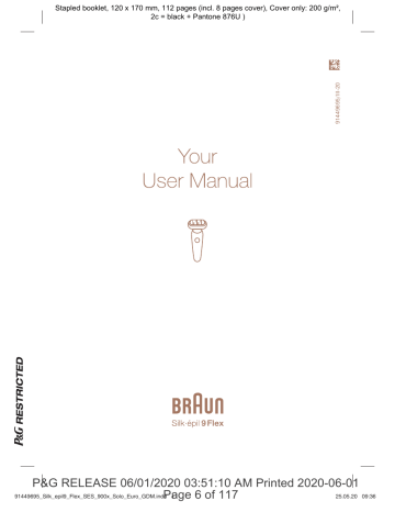 Braun Silk-épil 9 Flex User manual | Manualzz