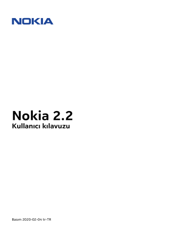 Nokia 2.2 Kullanici rehberi | Manualzz