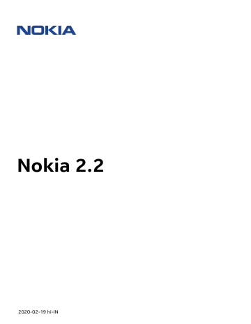 Nokia 2.2 User guide | Manualzz