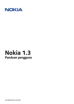 Nokia 1.3 Panduan pengguna
