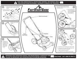 Bolens 11A B0BL765 Manual Owner s manual Parts Manual Quick