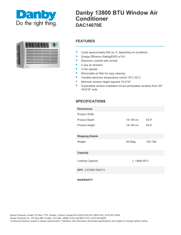 danby dac14070e