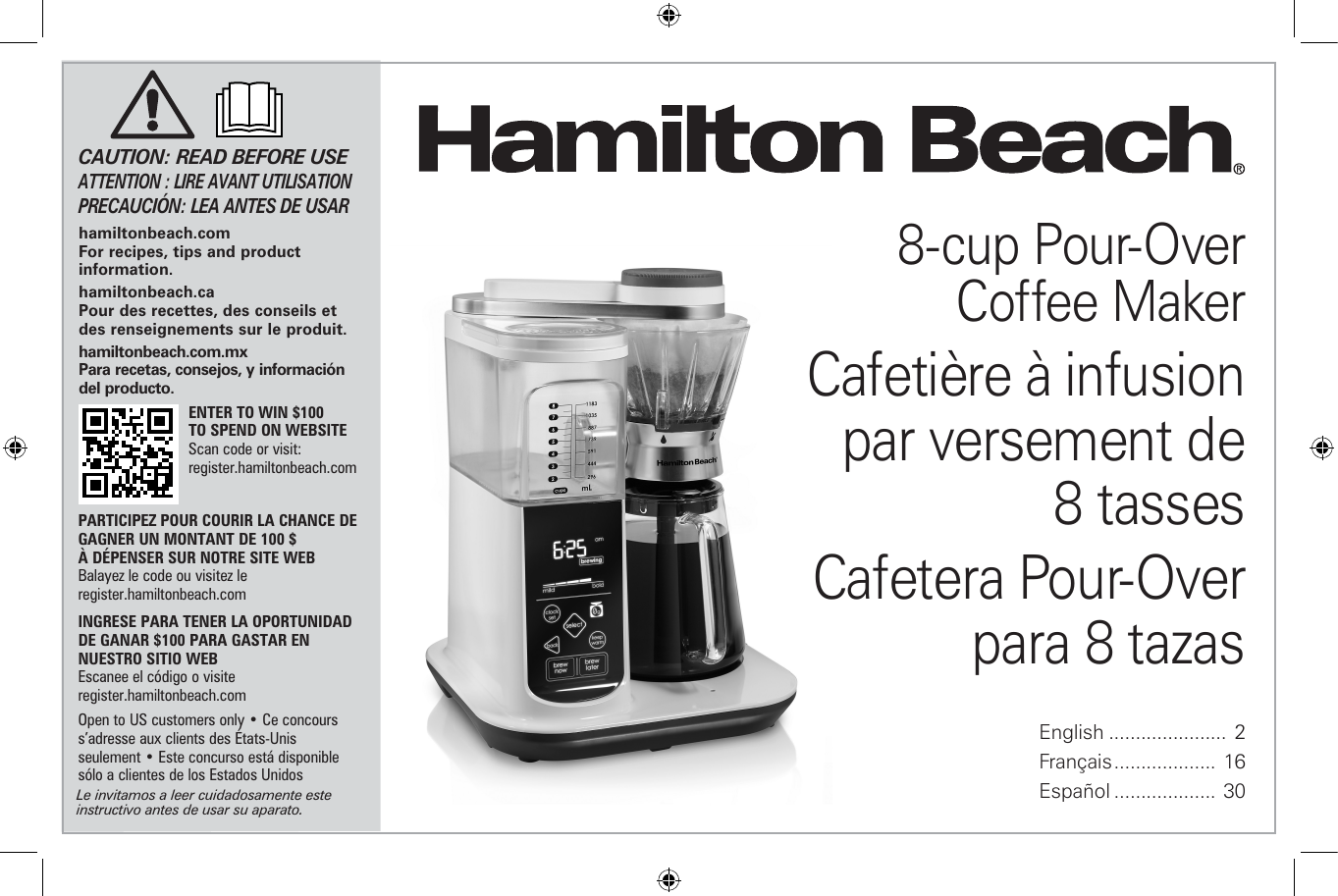 User manual Hamilton Beach FlexBrew Trio 49904 (English - 36 pages)