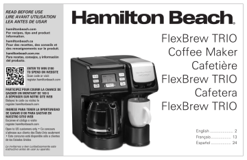 Hamilton Beach FlexBrew Trio Coffee Maker 49934
