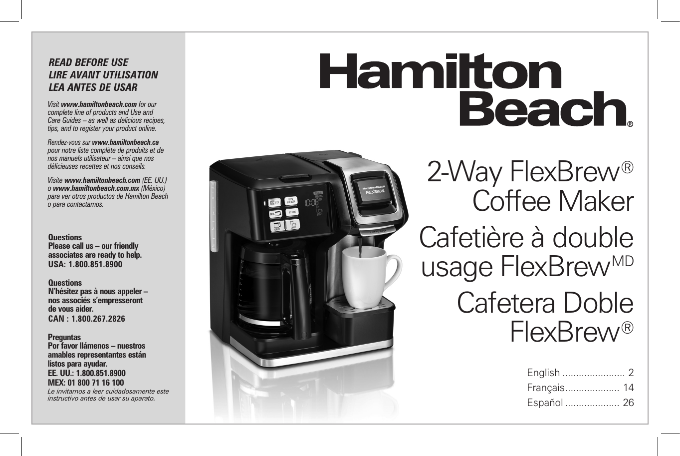 User manual Hamilton Beach FlexBrew 49957 (English - 40 pages)