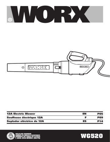 Worx WG520 Owner s manual Manualzz