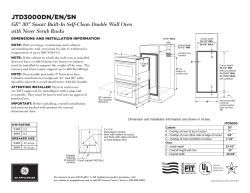 jtd3000snss spec sheet