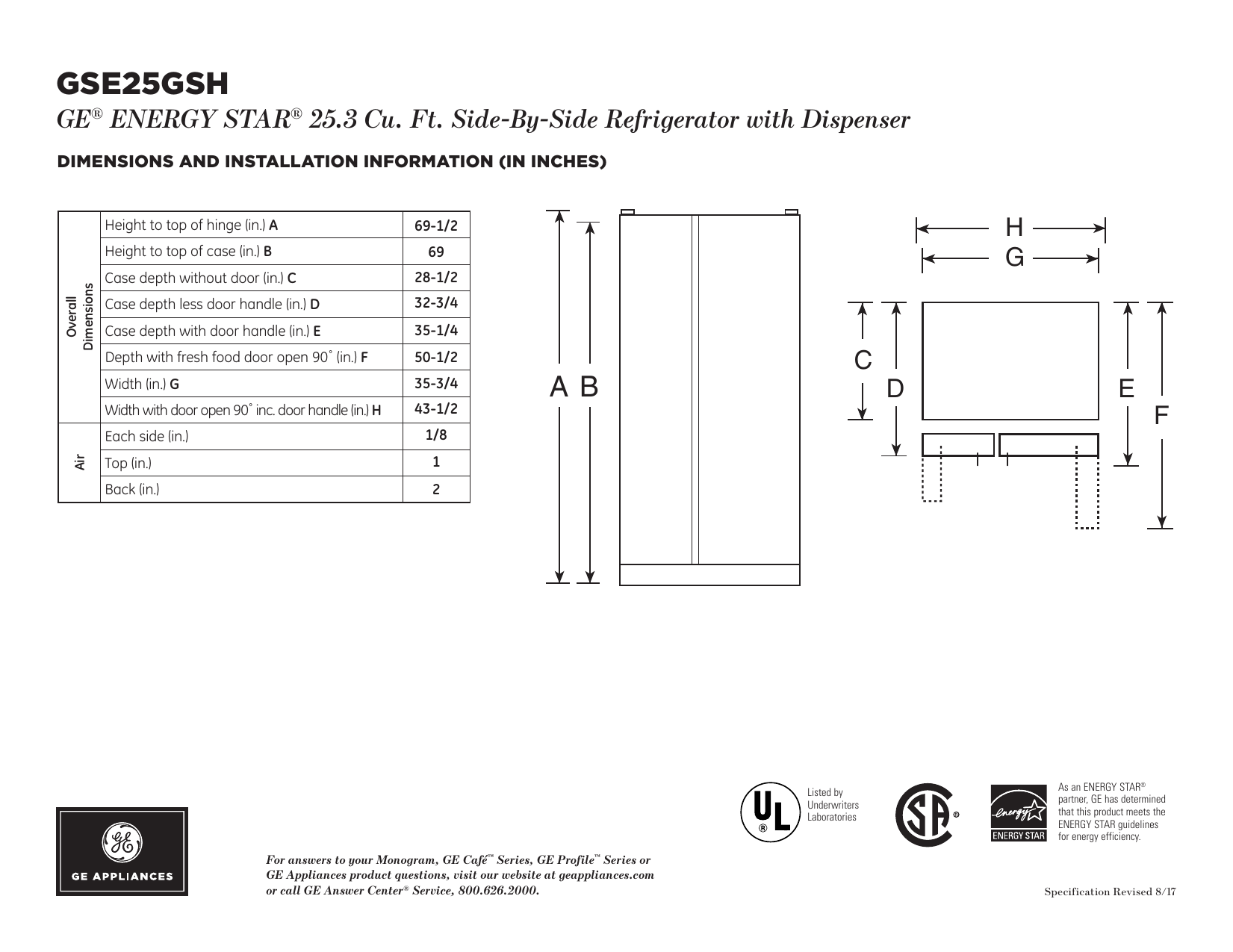 Gse25gsh deals