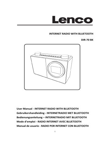 Lenco DIR-70 - Internetradio