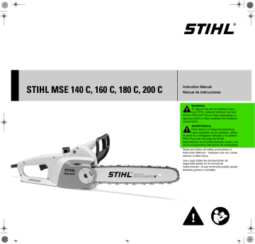 Stihl Mse 140 C 160 C 180 C 0 C Instruction Manual Manualzz