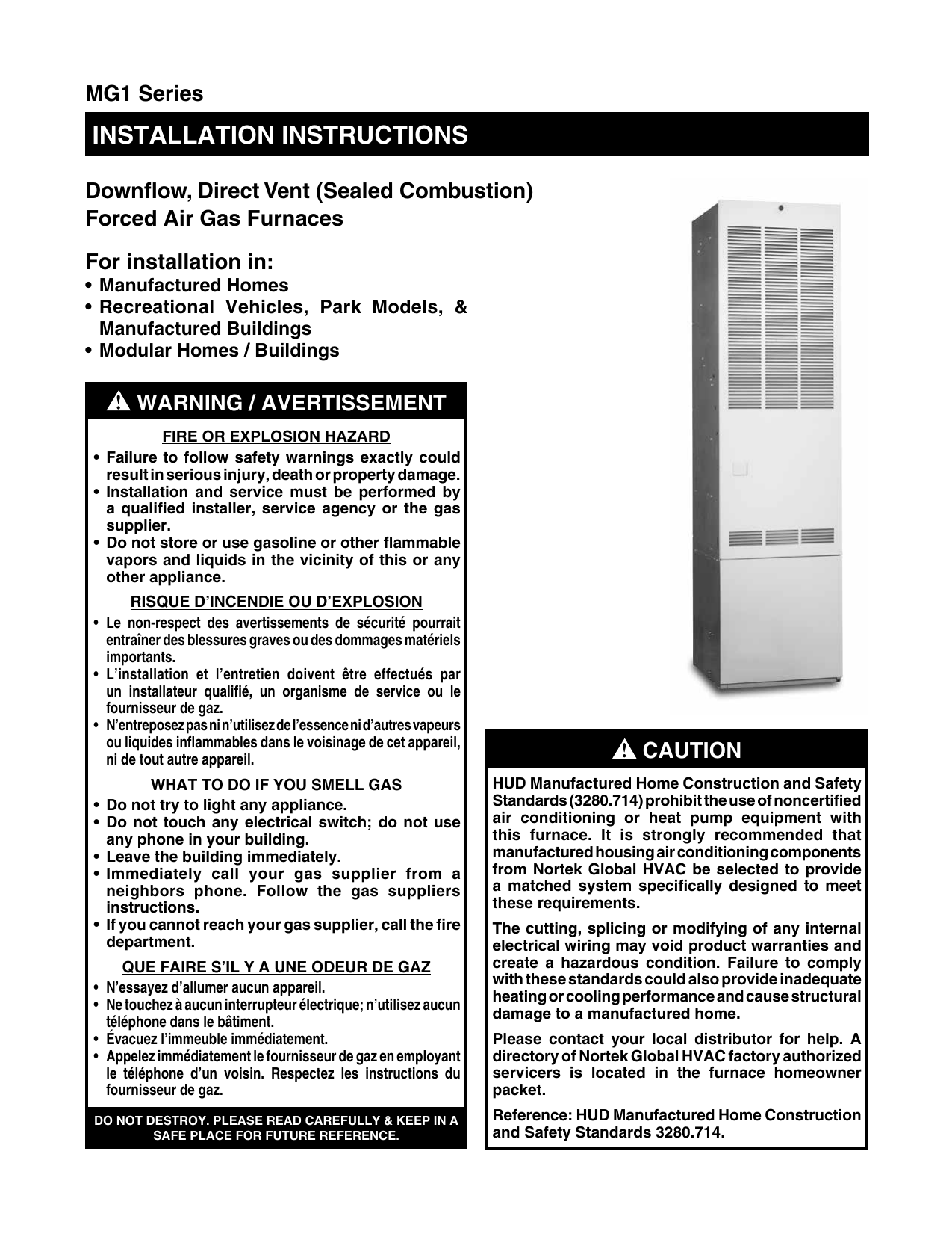 Broan MG1E Installation Instruction | Manualzz