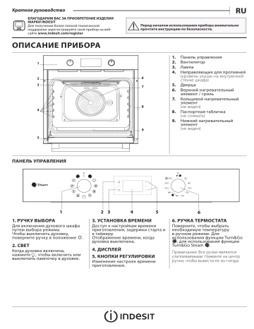 Indesit духовой шкаф 5844