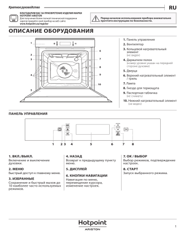 Docs hotpoint eu духовой шкаф рецепты