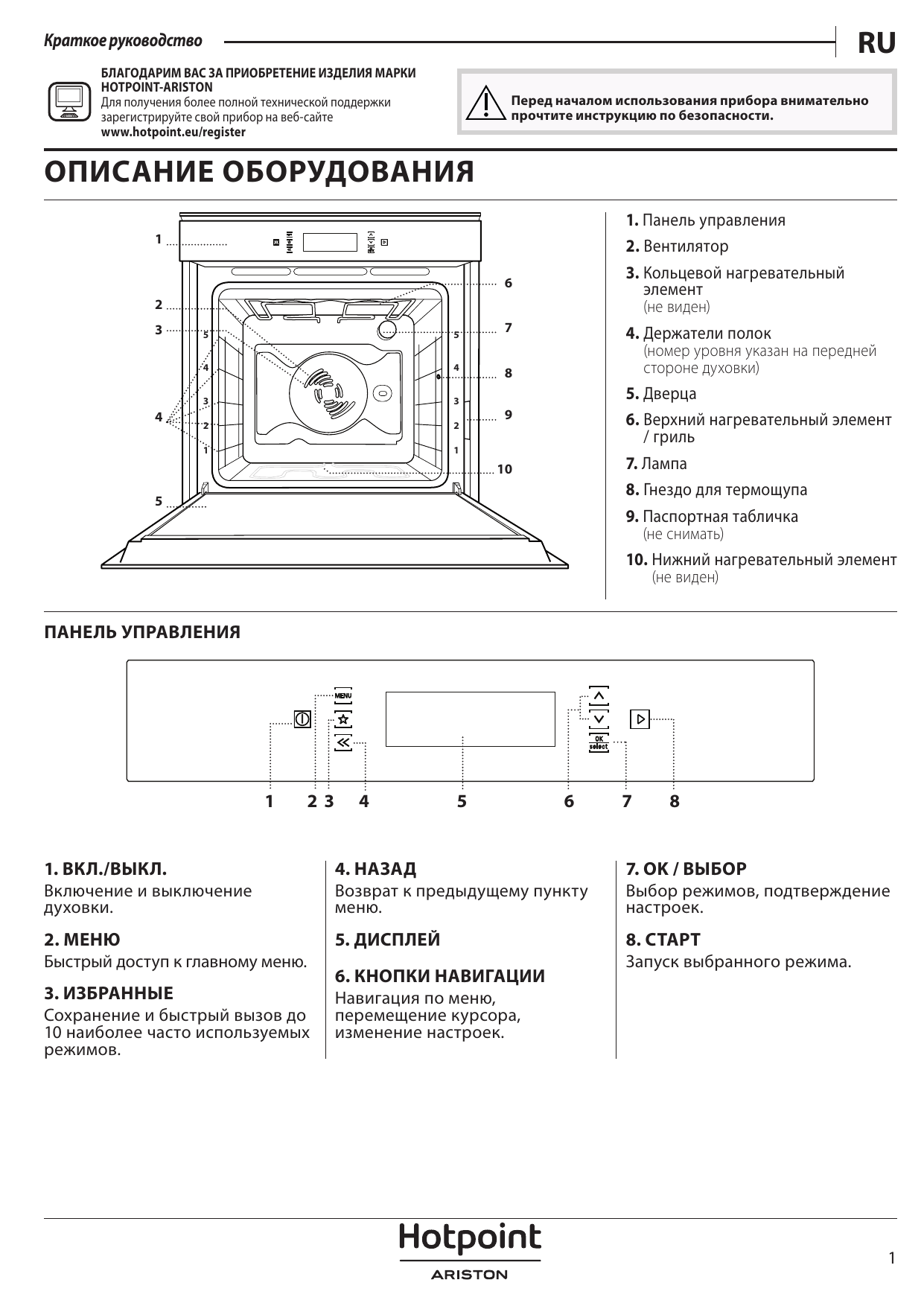 Docs indesit eu духовой шкаф