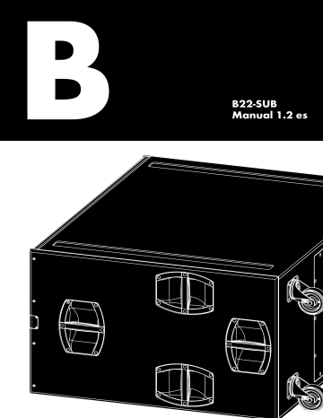 D&B B22-SUB Manual De Usuario | Manualzz