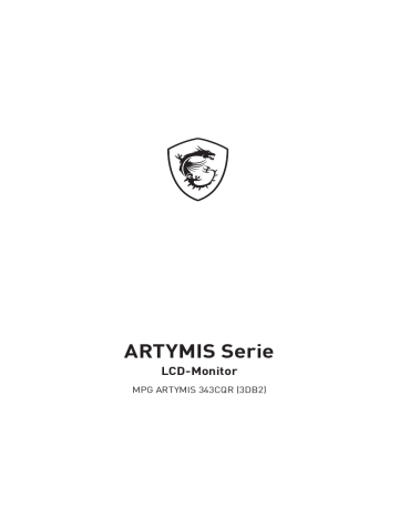 MSI MPG ARTYMIS 343CQR MONITOR Bedienungsanleitung | Manualzz