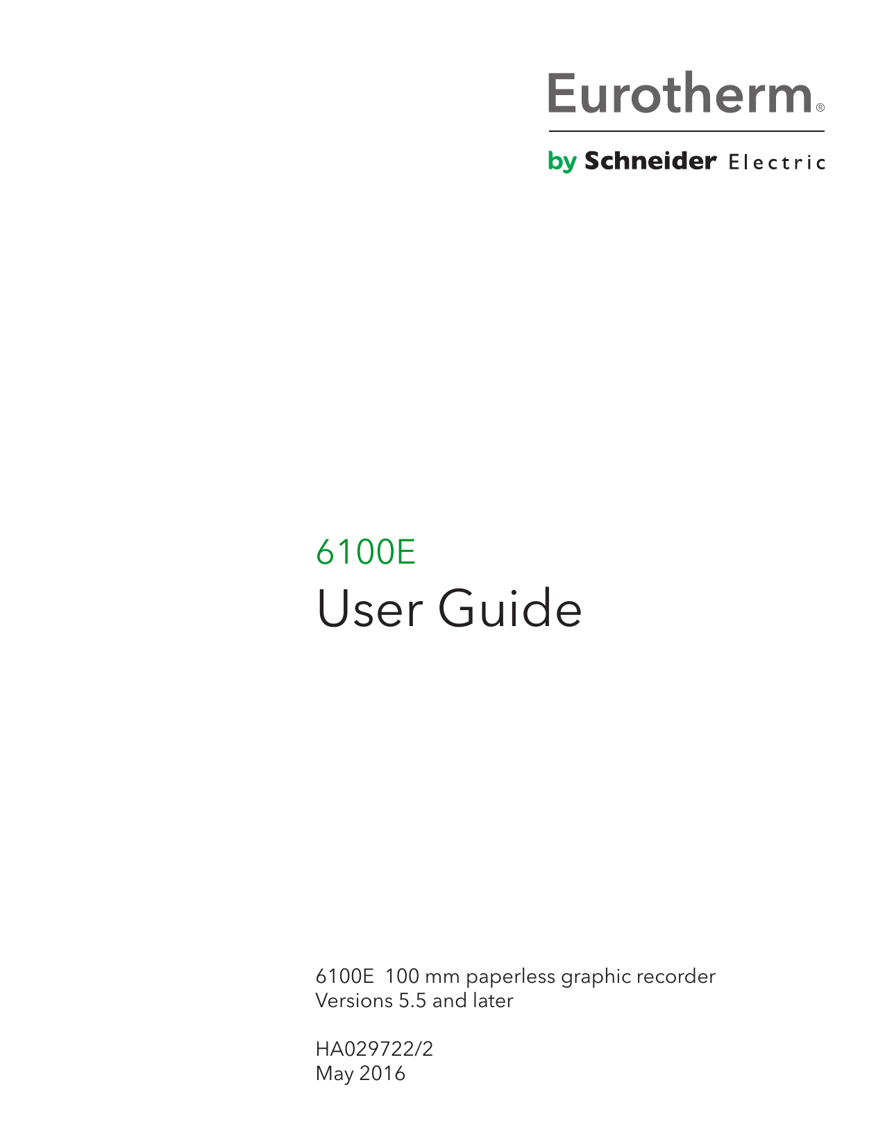 Eurotherm 6100 User Guide Manualzz