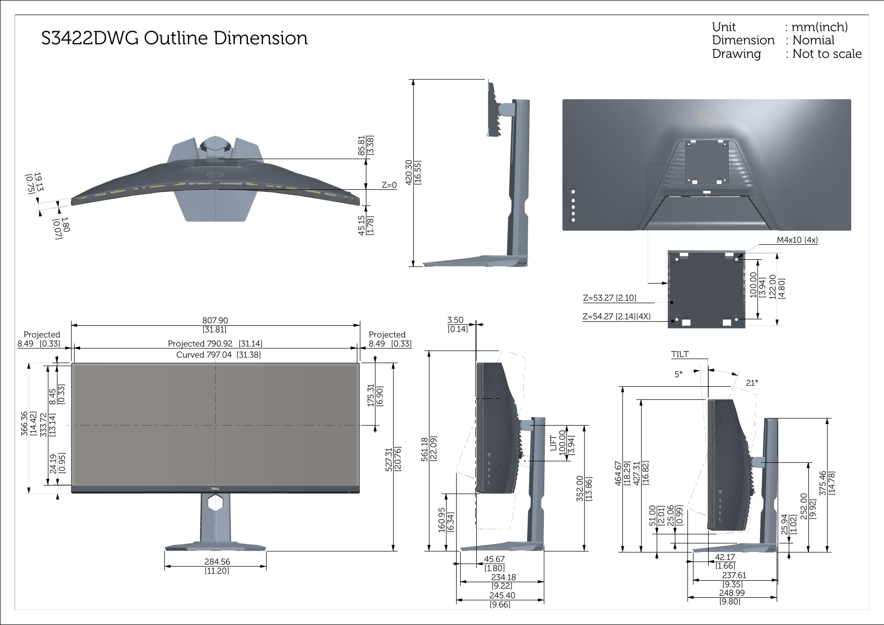 s3422dwg dimensions