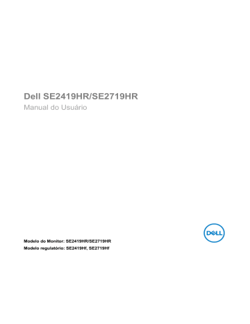Dell SE2719HR User's Guide | Manualzz
