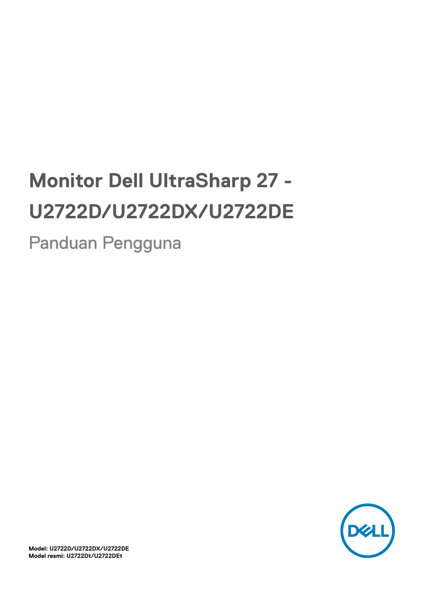 Dell U2722d User S Guide Manualzz