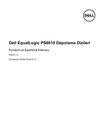 Dell EqualLogic PS6610E storage El kitabı | Manualzz