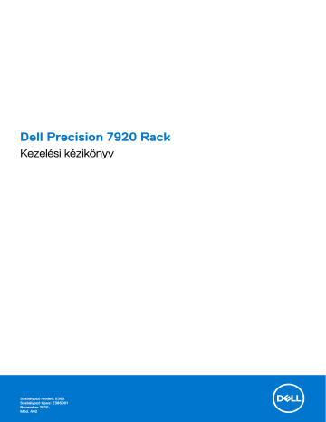 Dell Precision 7920 Rack workstation Navodilo za lastnika | Manualzz