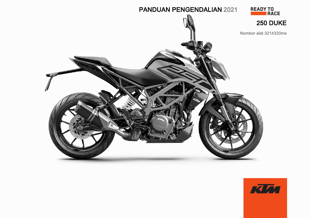 Ktm 250 Duke 2021 Panduan Pemilik Manualzz