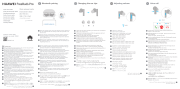 Guía del usuario del auricular HUAWEI T0006 FreeBuds Pro 2