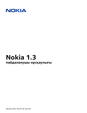 Nokia 1.3 User guide | Manualzz
