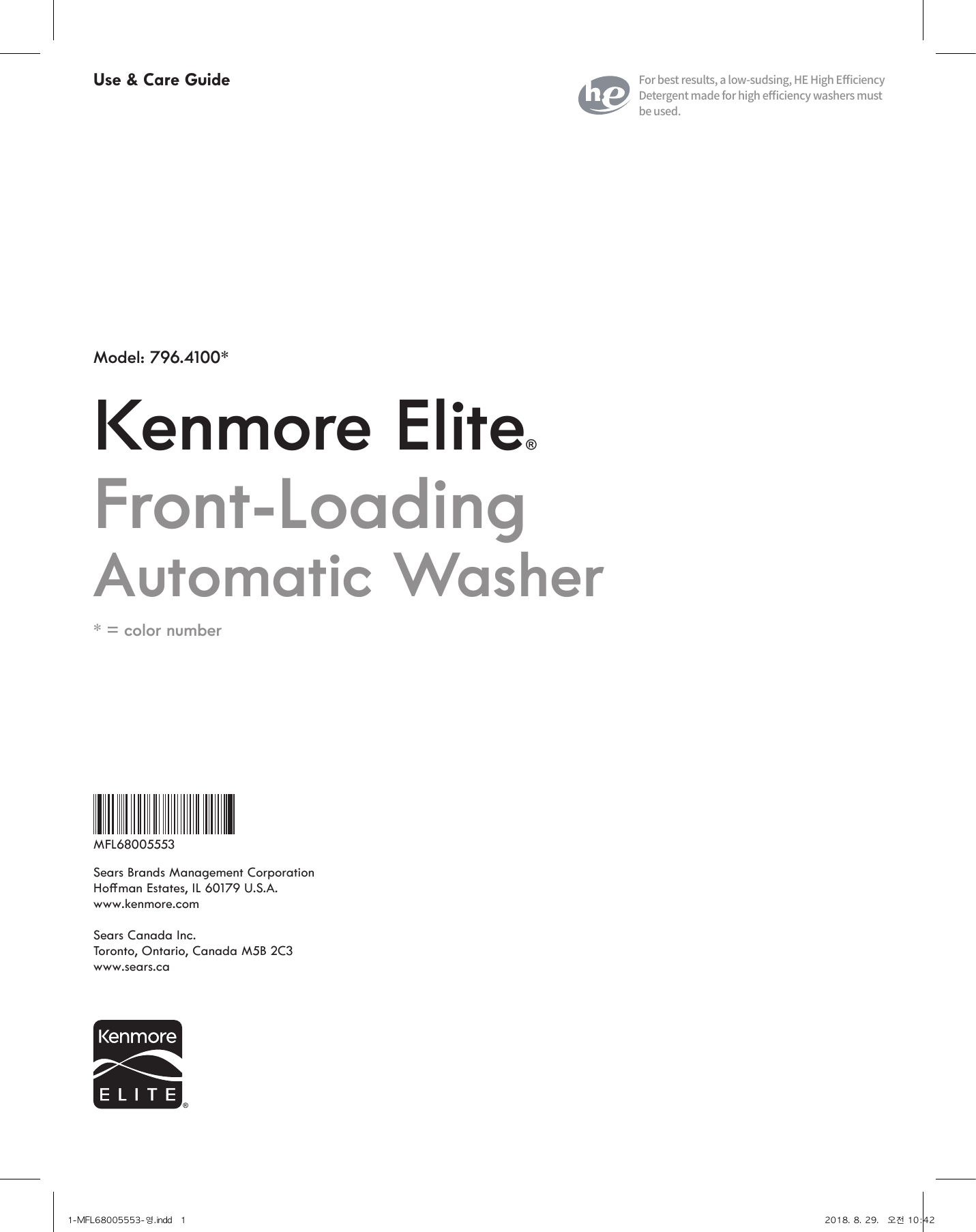 Kenmore deals elite 41003