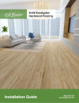 Cali Bamboo 7007007600 Fossilized 5-1/8-in Wide x 9/16-in Thick Eucalyptus Natural Smooth/Traditional Solid Hardwood Flooring Installation guide