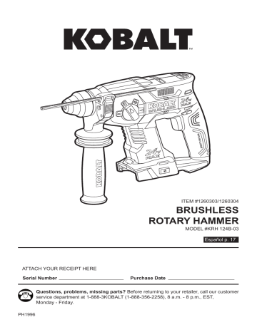 Kobalt 24v brushless online drill manual