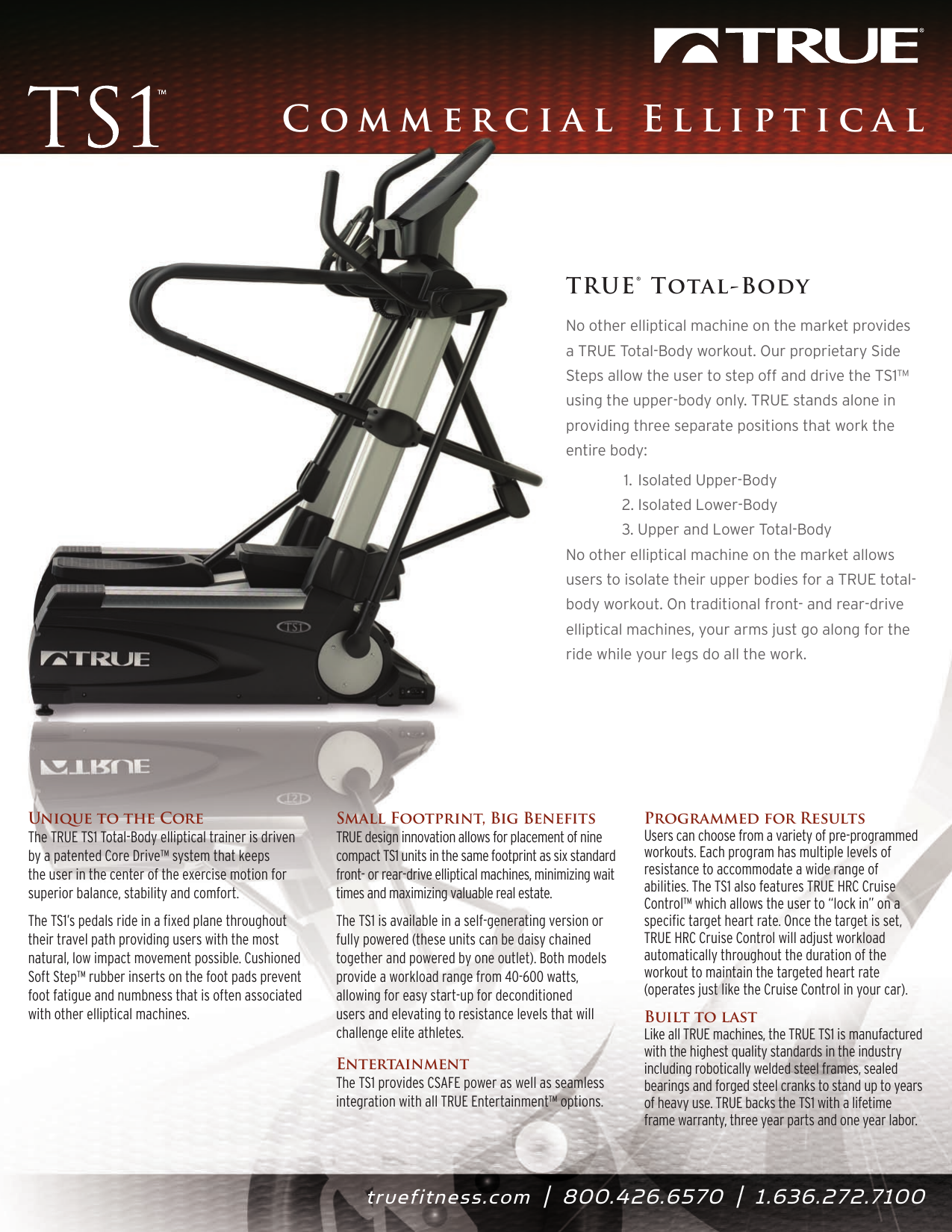 True ts1 elliptical hot sale