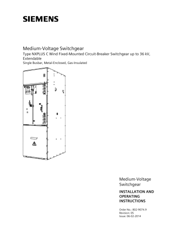 Siemens NXPLUS C Installation And Operating Instructions Manual | Manualzz