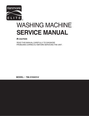 Kenmore 796 3152 21 Service Manual
