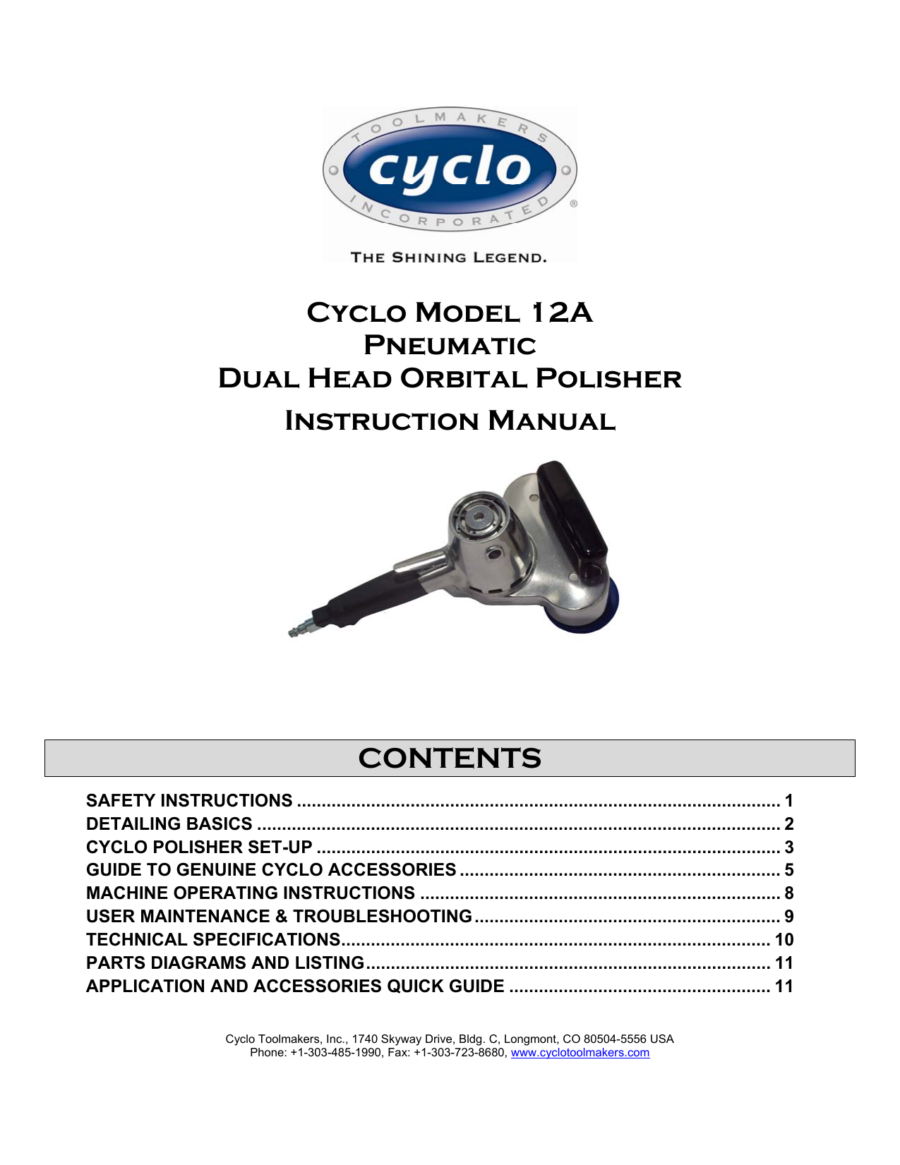 Performance Tool W50053 6 Random Orbital Buffer/Polish