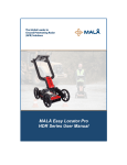 MALA Easy Locator Pro HDR Series User Manual