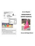 Access Dinghy Sailing 303 Single Seater Operation &amp; Safety Manual