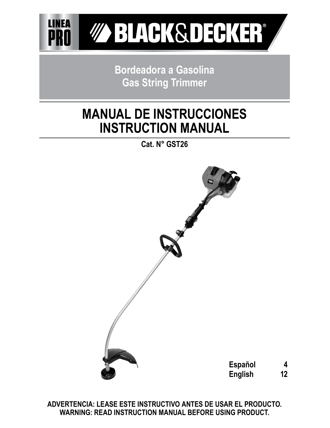 User manual Black & Decker BCSTE636 (English - 88 pages)