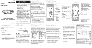 Smart Electrician GFCI Manual 15 amp – User Manuals